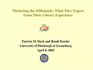 Marketing the Millennials: What They Expect From Their Library Experience