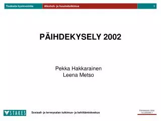 p ihdekysely 2002