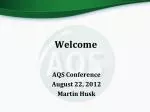 Welcome - slide 1