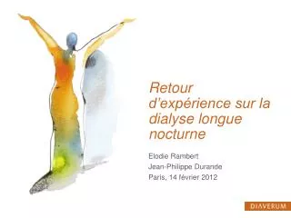 retour d exp rience sur la dialyse longue nocturne