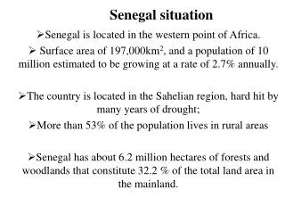 Senegal situation