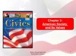 Chapter 2: American Society and Its Values - slide 1