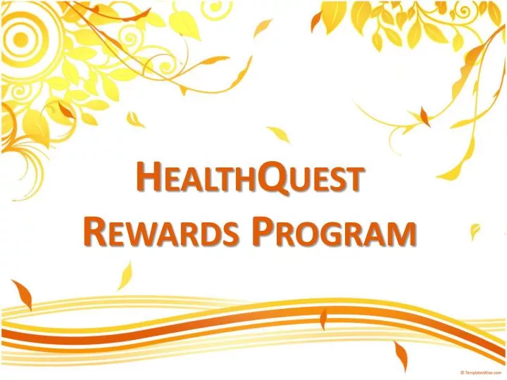 healthquest rewards program