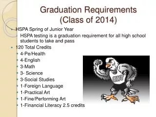 Graduation Requirements (Class of 2014)