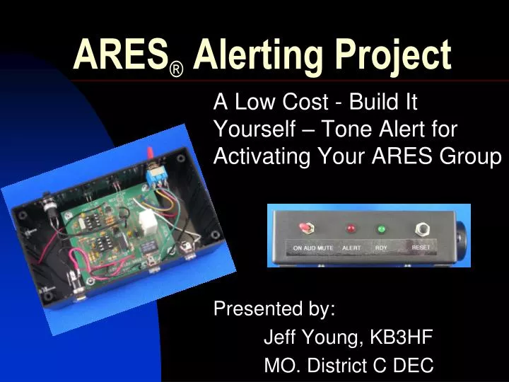 ares alerting project