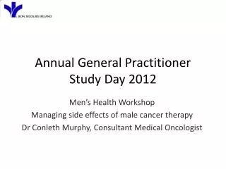 annual general practitioner study day 2012