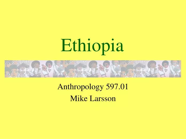 anthropology 597 01 mike larsson