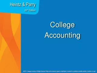 College Accounting
