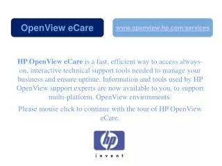 OpenView eCare