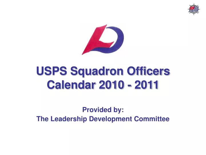 usps squadron officers calendar 2010 2011