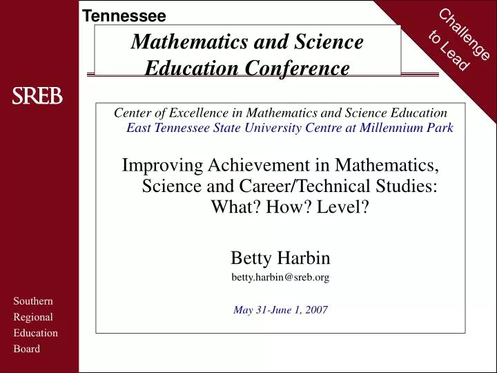 mathematics and science education conference