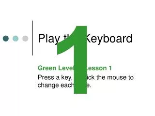 Play the Keyboard