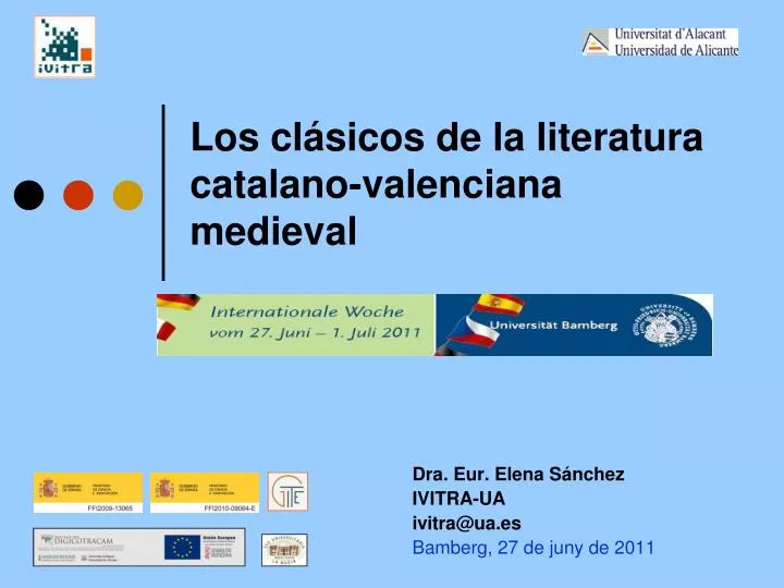 los cl sicos de la literatura catalano valenciana medieval