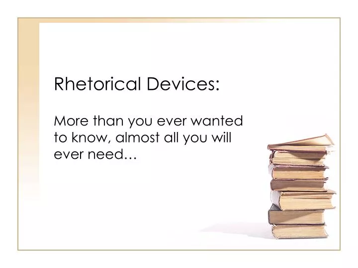 rhetorical devices