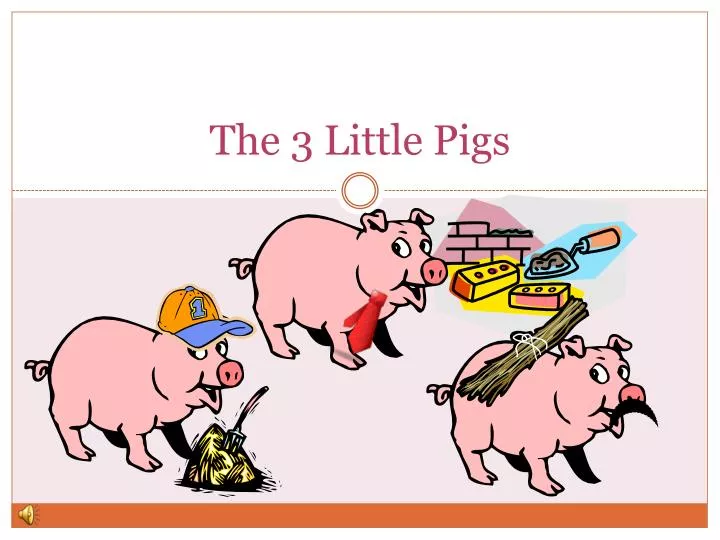 the 3 little pigs