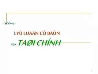 ch ng 1 ly lua n c ba n ve ta i ch nh