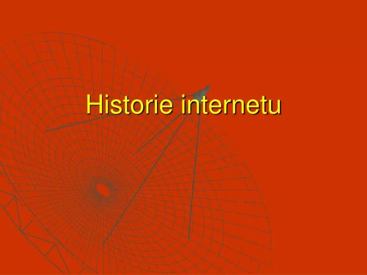 historie internetu