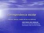 Correspondencia escolar - slide 1