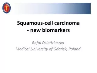 Squamous-cell carcinoma - new biomarkers