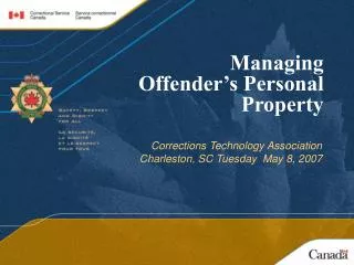 Managing Offender’s Personal Property