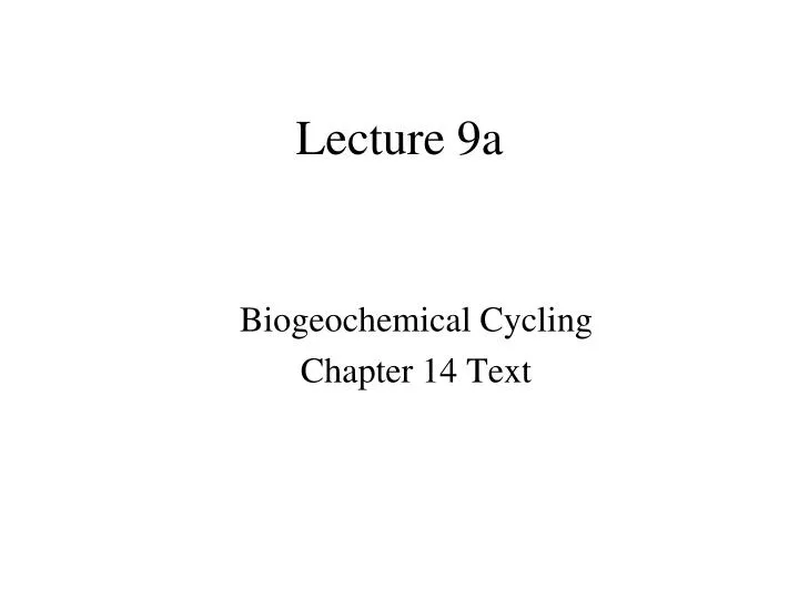 lecture 9a
