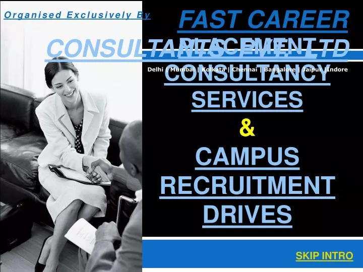 placement consultancy services campus recruitment drives