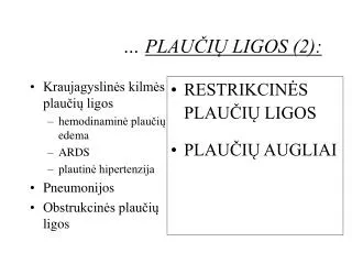 plau i ligos 2