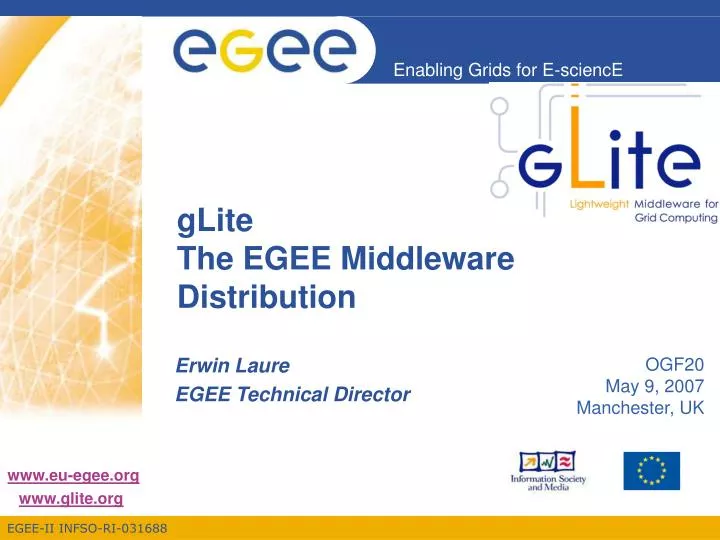 glite the egee middleware distribution