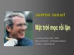sunrise sunset - slide 1