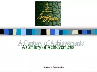 A Century of Achievements