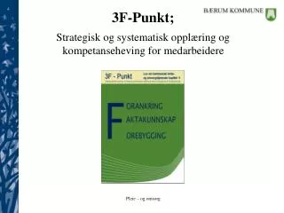 3F-Punkt; Strategisk og systematisk opplæring og kompetanseheving for medarbeidere