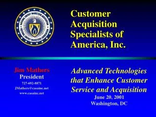 Customer Acquisition Specialists of America, Inc.