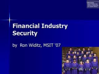 Financial Industry Security
