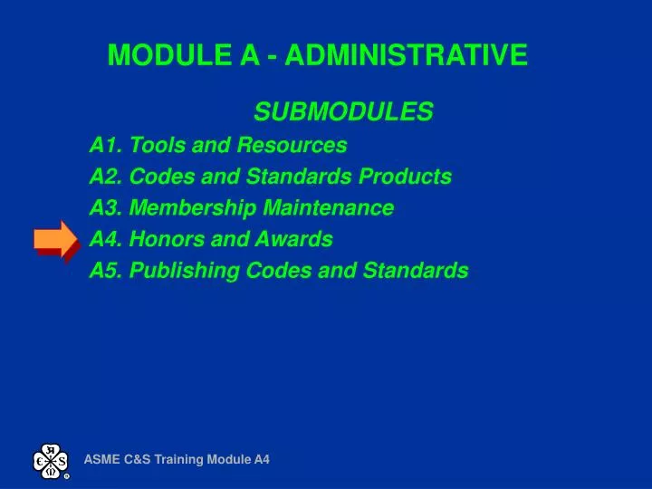 module a administrative