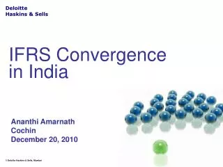 IFRS Convergence in India