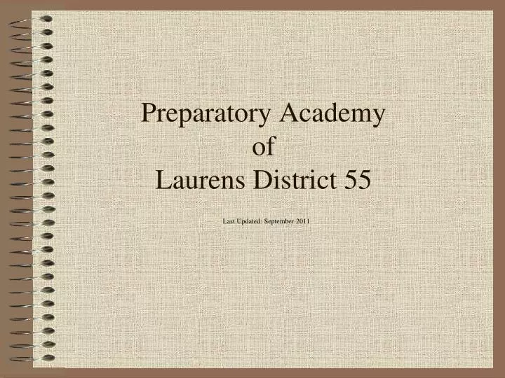 preparatory academy of laurens district 55