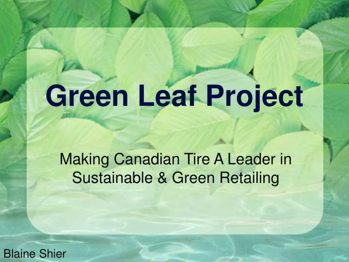 green leaf project