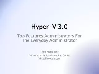 Hyper-V 3.0