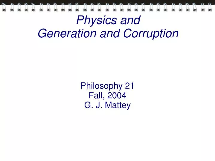 philosophy 21 fall 2004 g j mattey