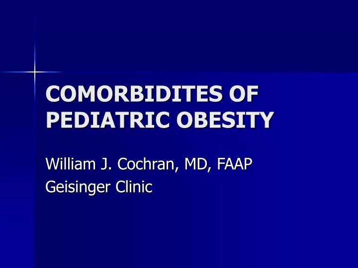 comorbidites of pediatric obesity