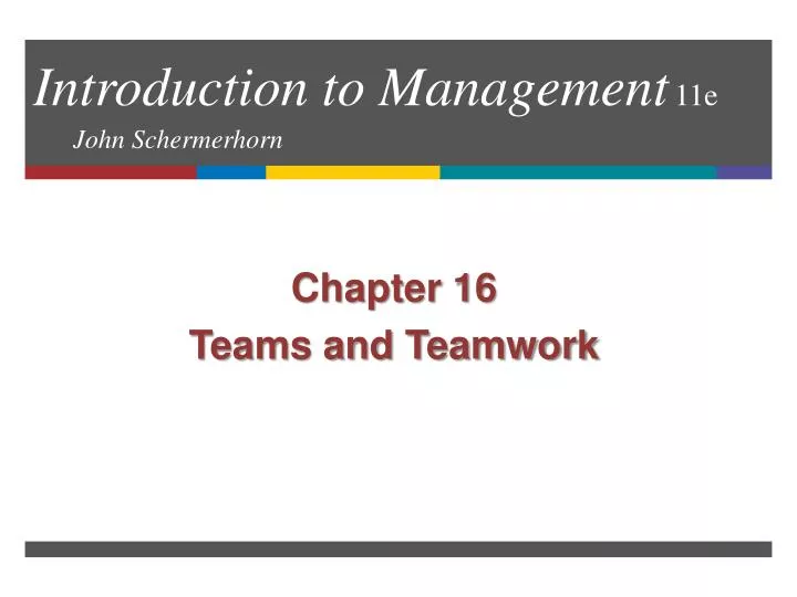 introduction to management 11e john schermerhorn