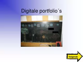 Digitale portfolio´s
