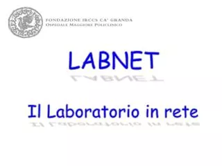 labnet il laboratorio in rete