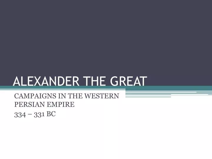 alexander the great