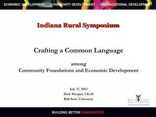 Indiana Rural Symposium