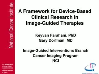 A Framework for Device-Based Clinical Research in Image-Guided Therapies