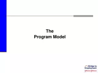 The Program Model