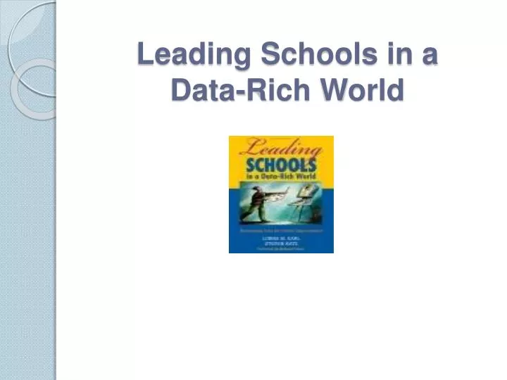 leading schools in a data rich world