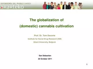 The globalization of (domestic) cannabis cultivation