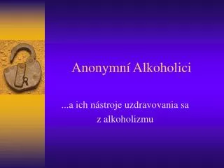 Anonymní Alkoholici